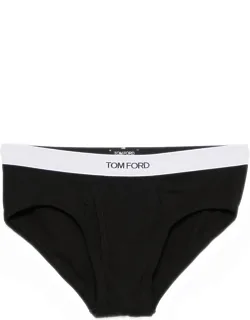 Logo-waistband Briefs