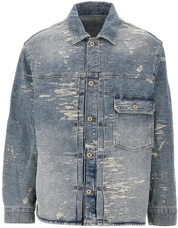 Vintage Effect Denim Jacket