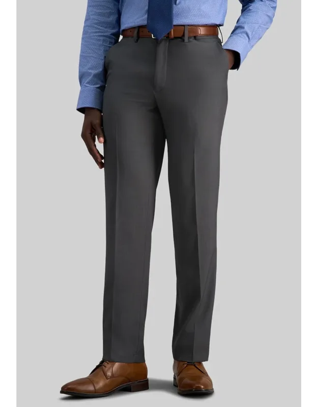 Haggar Premium Comfort Straight Fit Flat Front Dress Pants