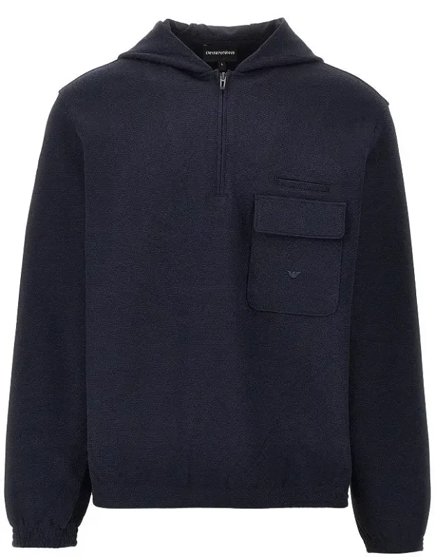 Travel Essential Piquet Jersey Hoodie