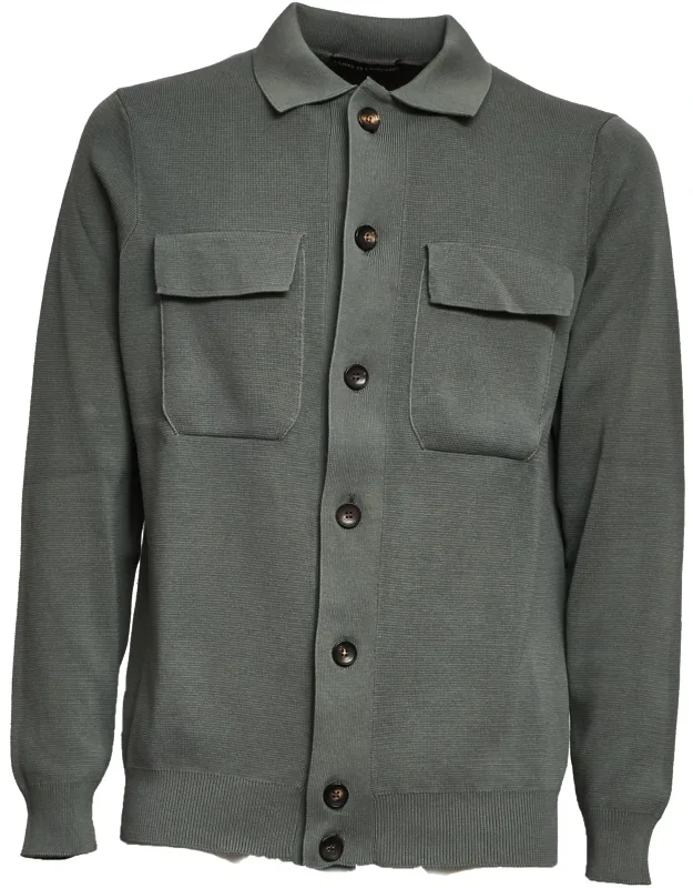 Crepe Cotton Multi-pocket Field Jacket