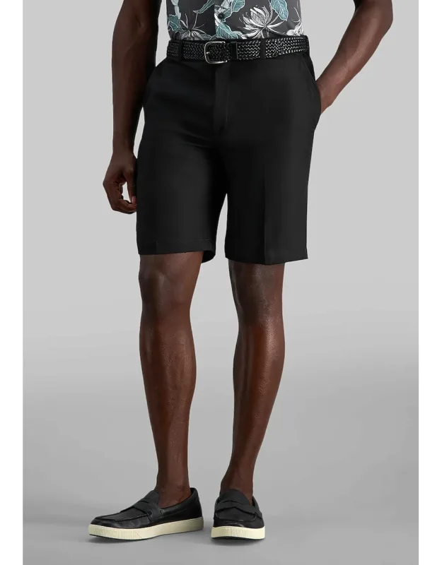 Haggar Cool 18 Pro Straight Fit Performance Golf Shorts 9.5''