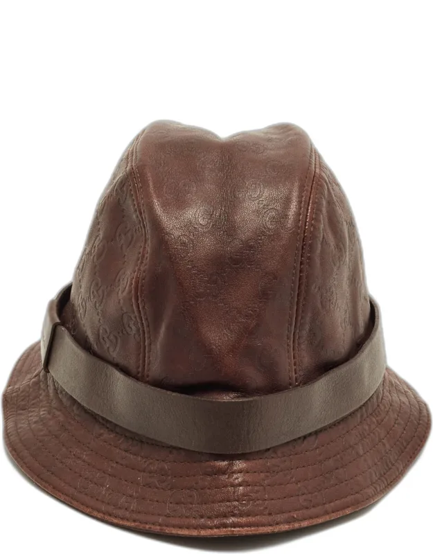 Leather Bucket Hat