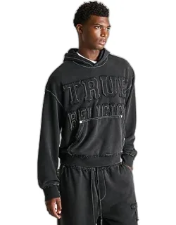 Logo Appliqué Big T Boxy Hoodie