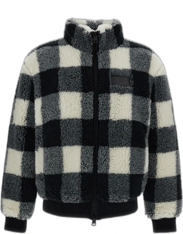 Plaid Fleece Jacket