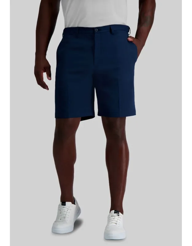 Haggar Cool 18 Pro Straight Fit Performance Golf Shorts 9.5''