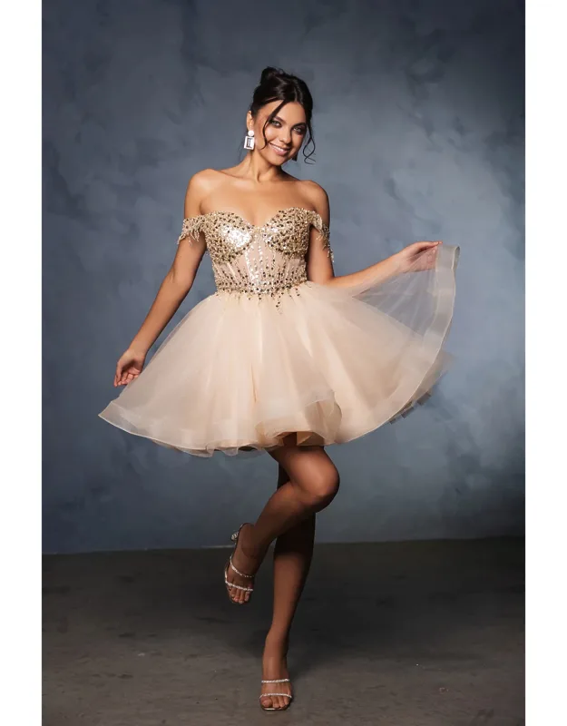 Off Shoulder Sleeveless Dress
