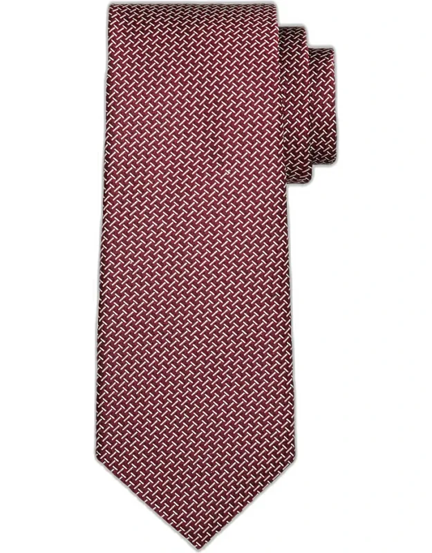 Linen Zipper-effect Tie