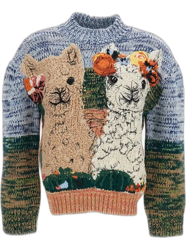 Alpaca Jacquard Sweater