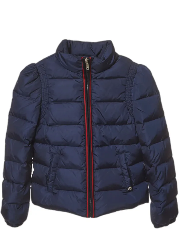 Quilted Nylon Puffer Down Jacket