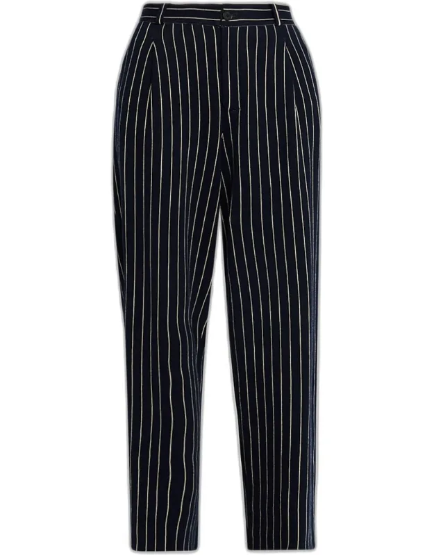 Pinstripe Carpenter Pants