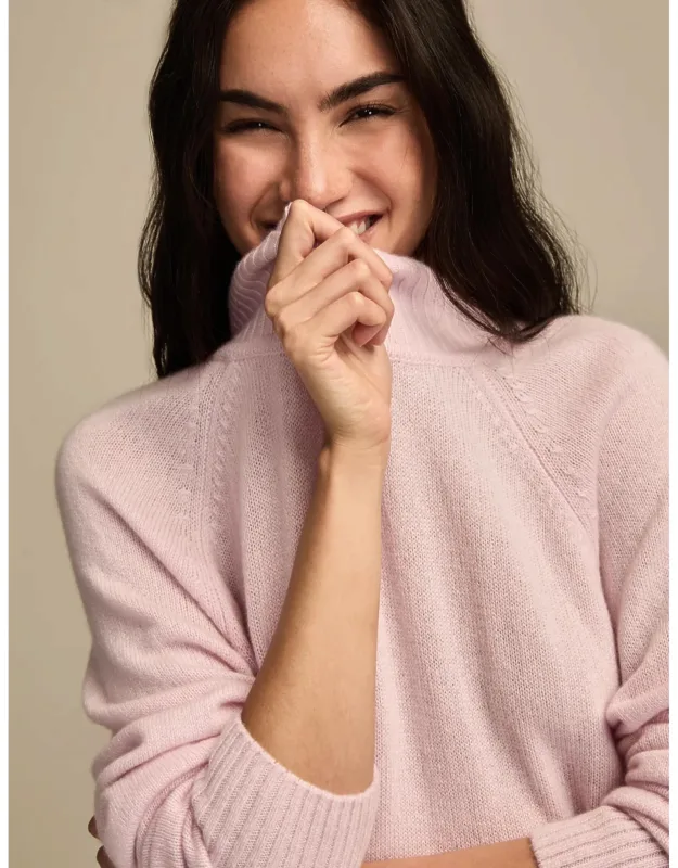 Cashmere Mock Neck Sweater