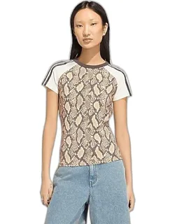 Snakeskin Print Cali T-shirt