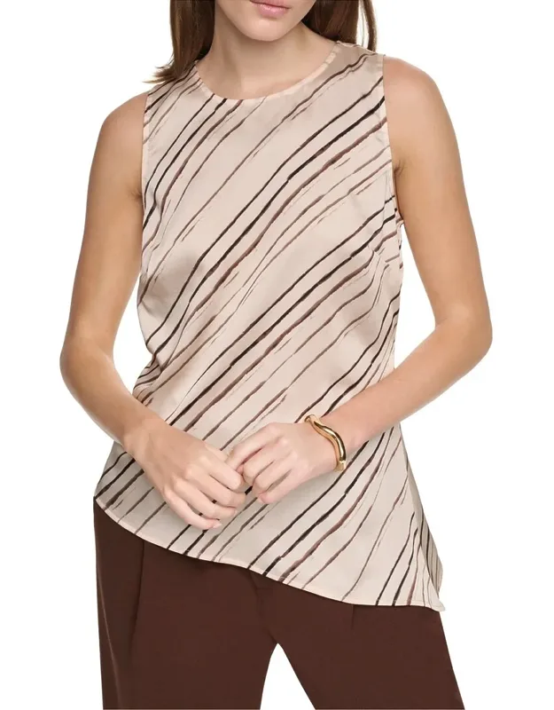 Sleeveless Printed Top