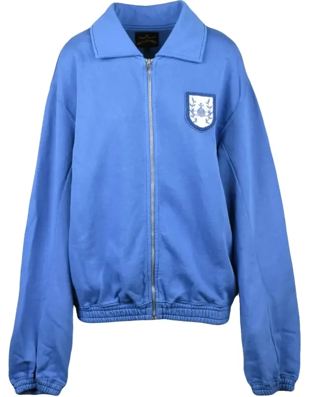 Light Blue Zip Sweatshirt