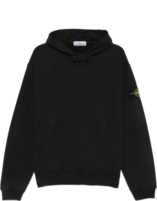 Logo-patch Pouch-pocket Hoodie