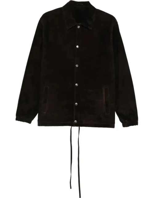 Suede Long-sleeve Jacket