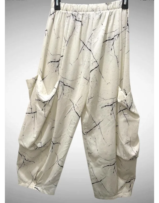 Crackle Design Pants