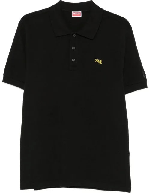 Tiger-patch Polo Shirt