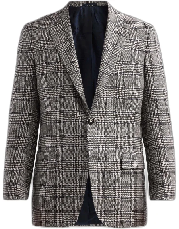 Plaid Cashmere Sport Coat