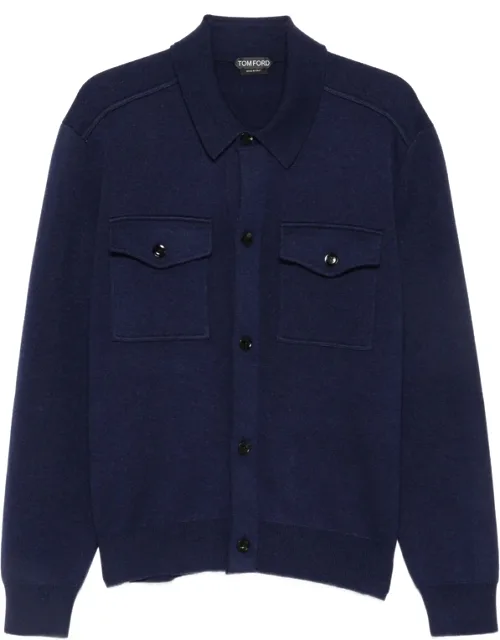 Button-up Chest-pocket Shirt Jacket