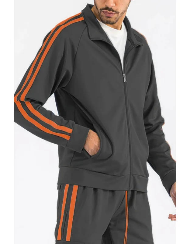 Two Stripe Track Jacket - High-quality Fabric, Regular Fit