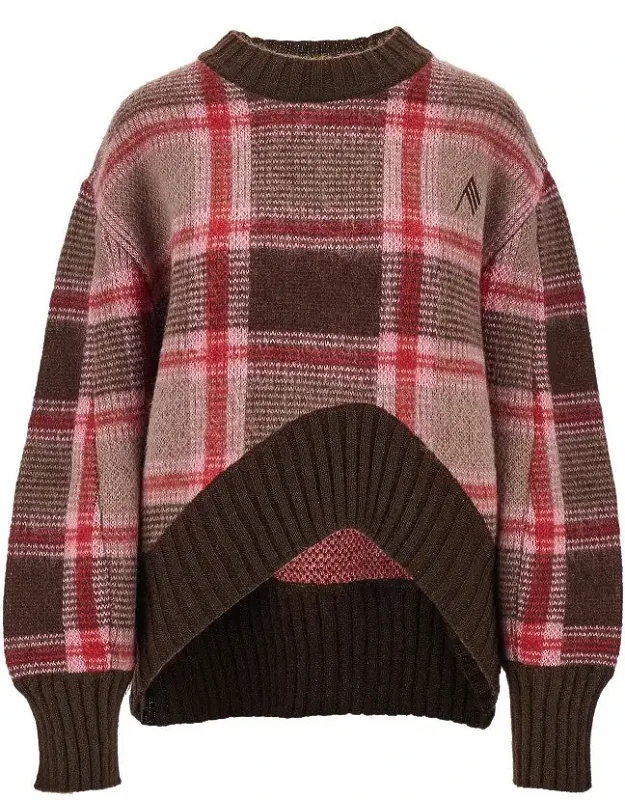 Knitted Sweater With Logo Embroidery