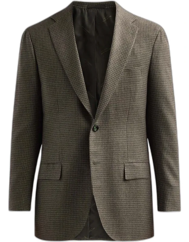 Houndstooth Cashmere Sport Coat