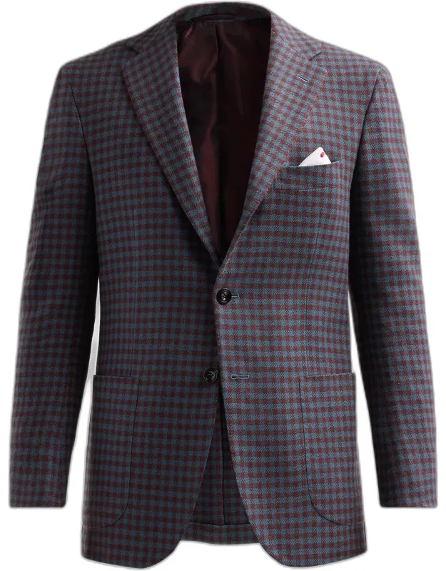 Checked Cashmere Sport Coat