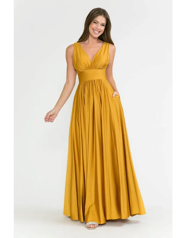 Empire Waist Long Formal Dress