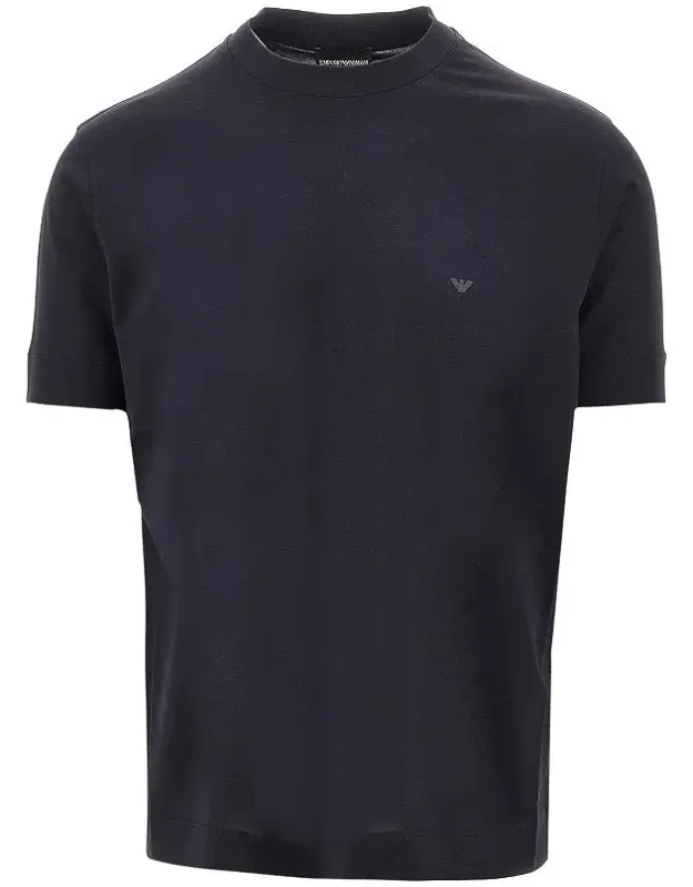 Lyocell And Cotton Blend T-shirt With Logo