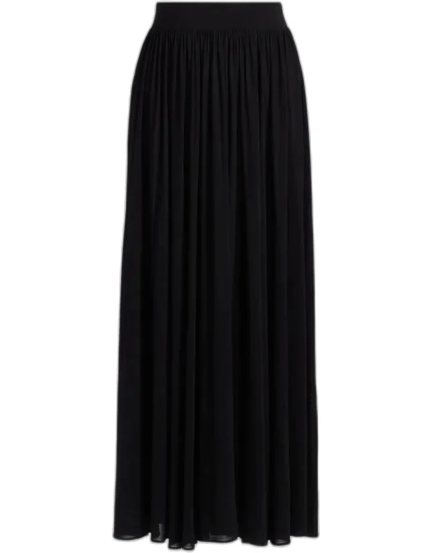Gathered Maxi Skirt