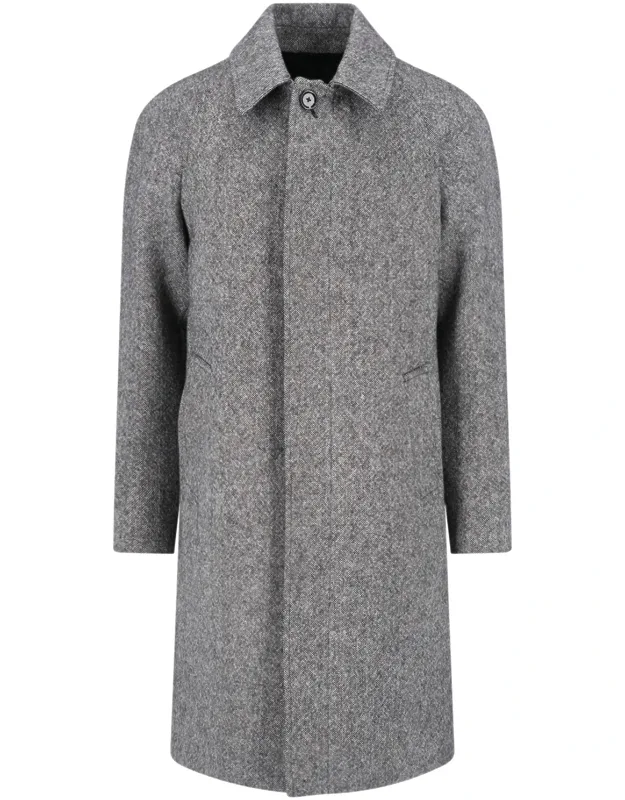 Mid-length Wool Coat