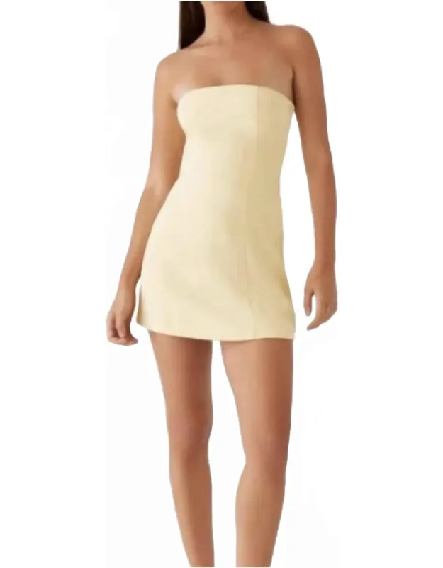Strapless Mini Dress