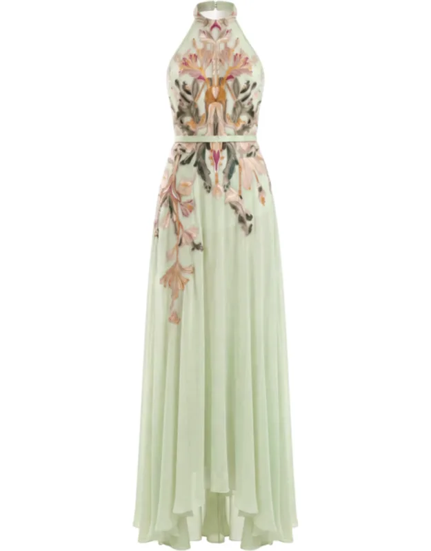 Embroidered Georgette Dress