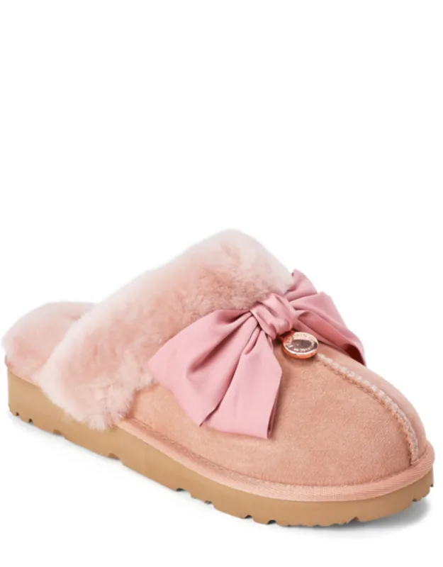 Fireside Sydney Dream Bow Scuff Slippers