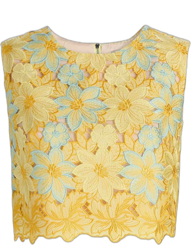 Lace Sleeveless Top