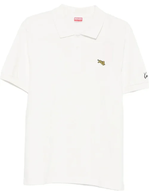 Tiger-patch Polo Shirt