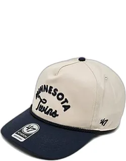 Minnesota Twins Mlb Rope Script Hitch Snapback Hat