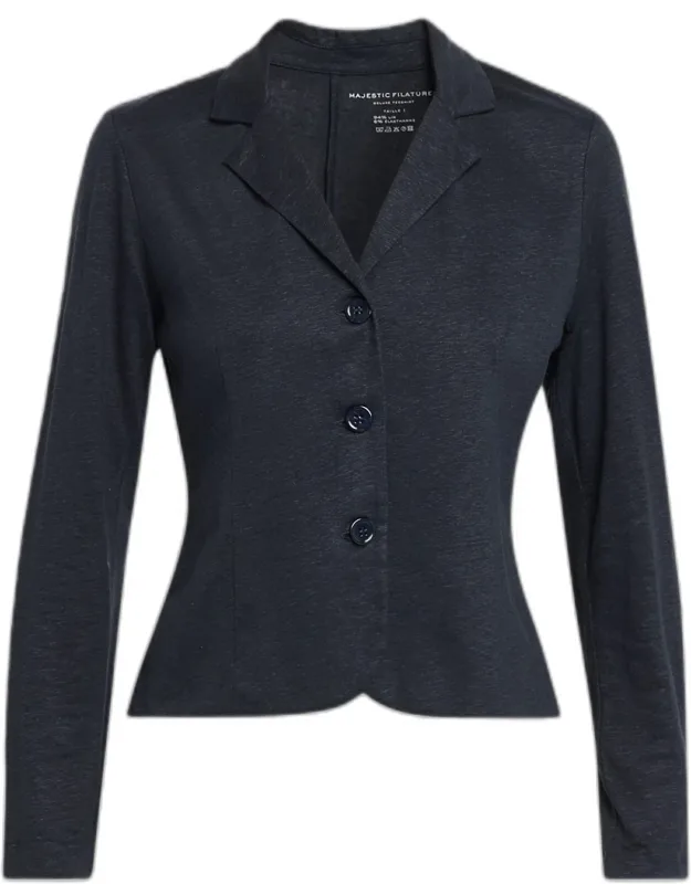 Stretch Linen Blazer