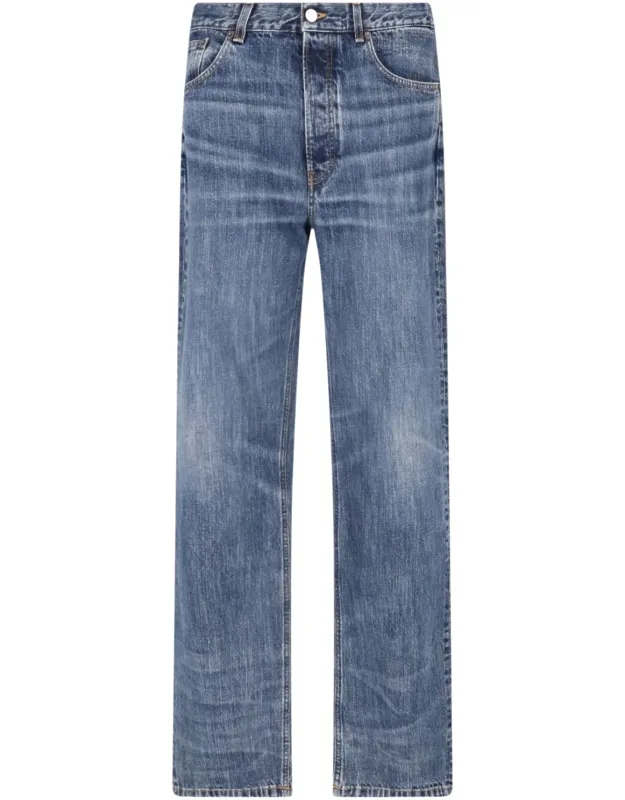 Straight-leg Recycled Cotton-blend Jeans
