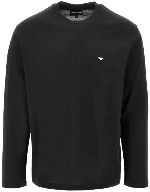 Lyocell And Cotton Blend T-shirt With Logo