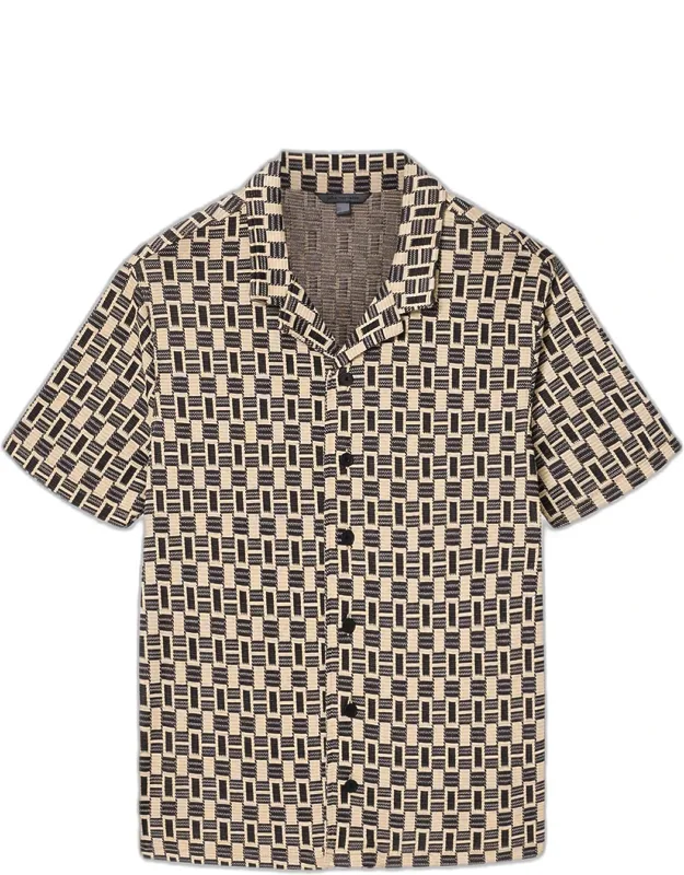 Sanford Geometric Jacquard Shirt