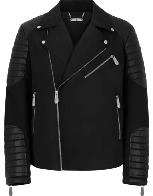 Nylon Biker Jacket