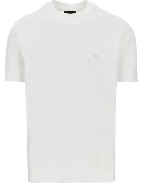 Lyocell And Cotton Blend T-shirt With Logo