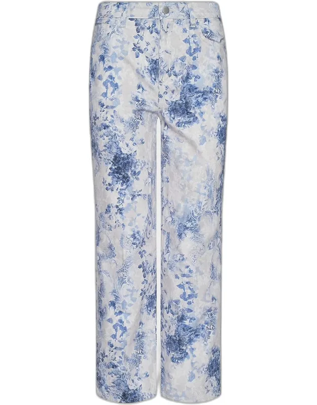Ultra-high-rise Crop Stovepipe Jeans