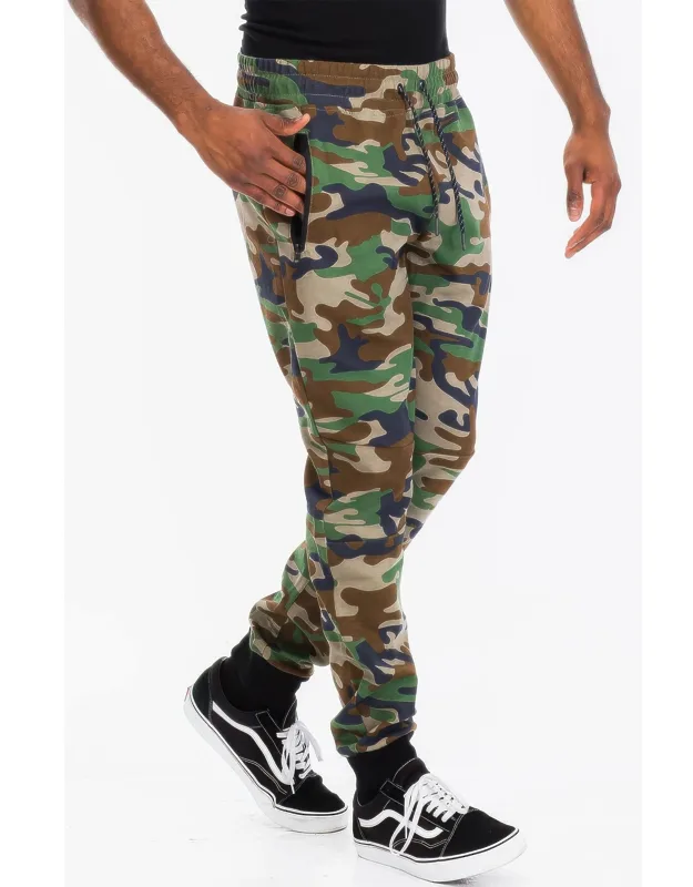Solid Heathered Jogger - Soft And Durable Fabric, Elastic Waist With Adjustable Drawstring