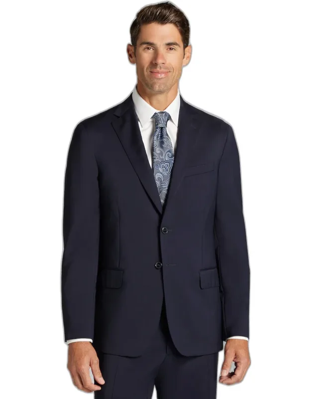 Tailored Fit 100% Italian Wool Suit Jacket