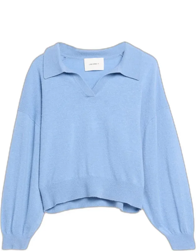 Cashmere Polo Sweater