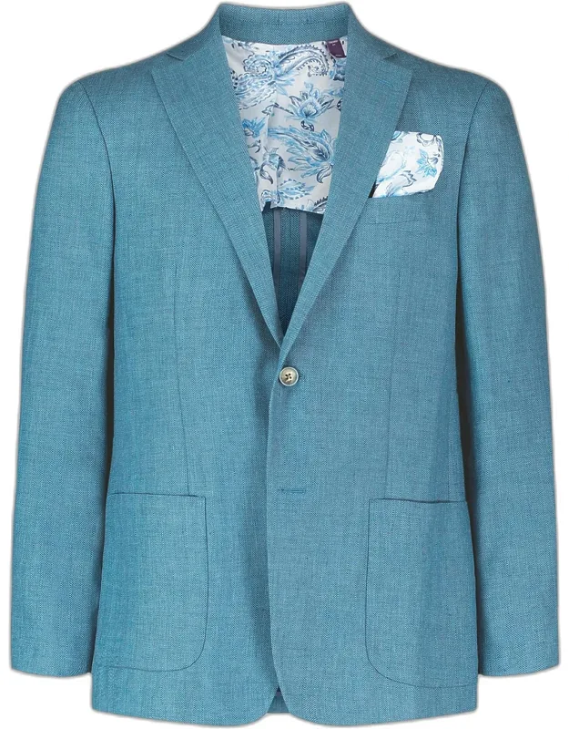Fawler Woven Linen-virgin Wool Sportcoat